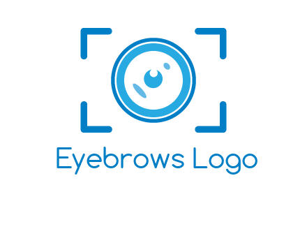 eye shape lens logo