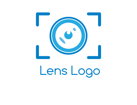 eye shape lens logo