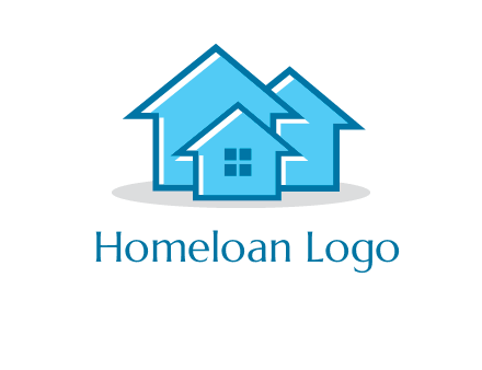 abstract homes icon