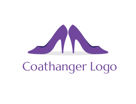 high heels shoes logo