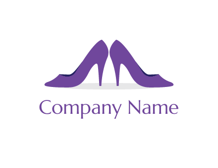 high heels shoes logo