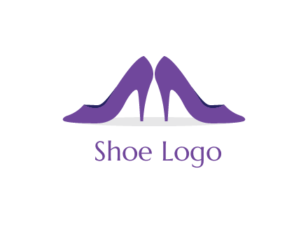 high heels shoes logo