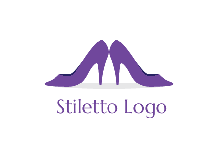 high heels shoes logo