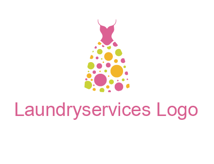 polka dots skirt vector
