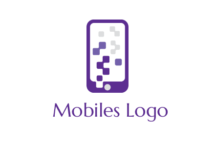 pixel mobile communication logo