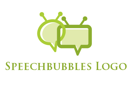 speech bubble media logo