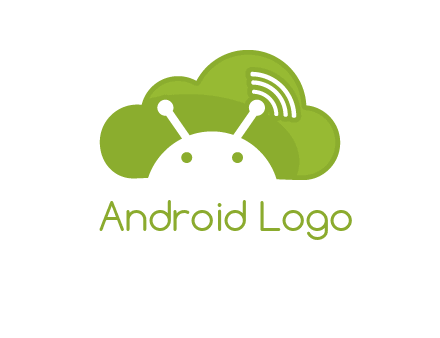 android in cloud information technology logo