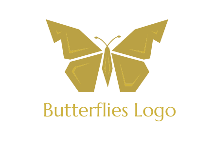 geometric butterfly icon