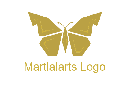 geometric butterfly icon