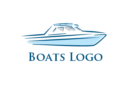 yacht icon for water sports logo