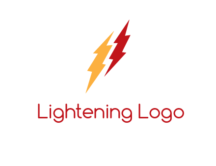 energy icon with lightening bolts