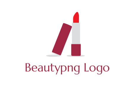 lipstick with lid beauty logo