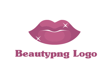 shiny lips beauty logo