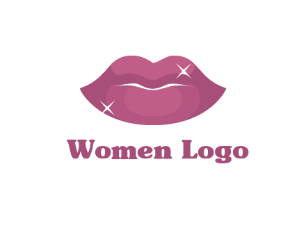 shiny lips beauty logo
