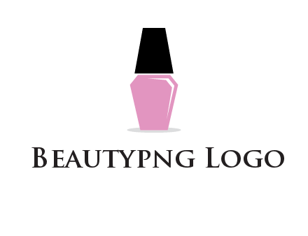 nail paint bottle beauty logo