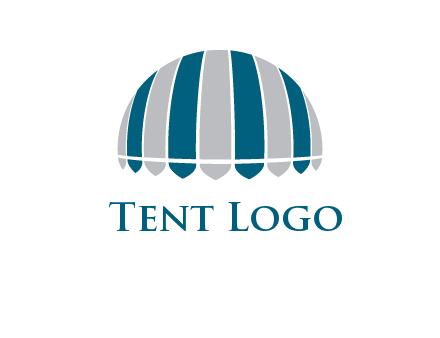 umbrella or canopy logo