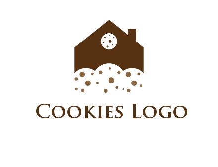 home cookie food logo