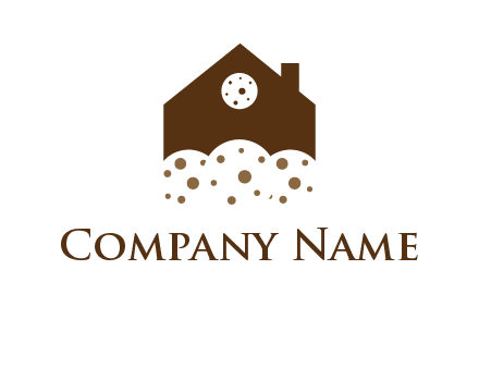 home cookie food logo