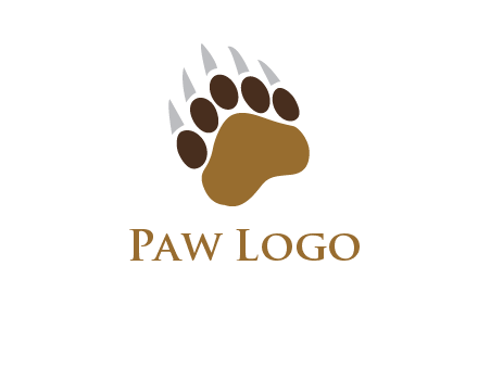 tiger paw wild life logo