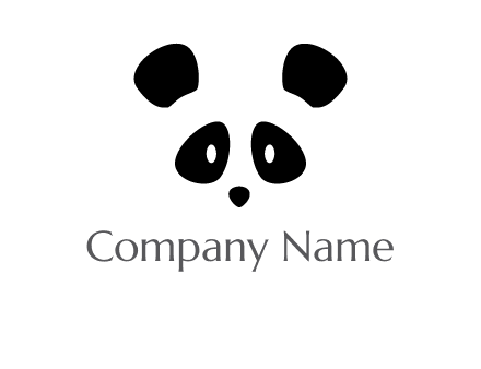 panda face gift logo