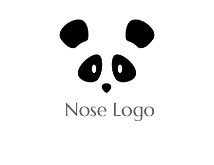 panda face gift logo