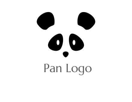 panda face gift logo