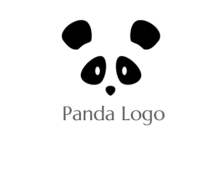 panda face gift logo