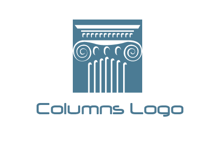 column or pillar logo