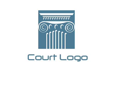 column or pillar logo