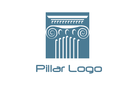 column or pillar logo