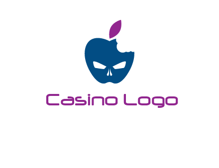 games logo with mask in apple