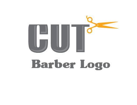 scissor barber logo