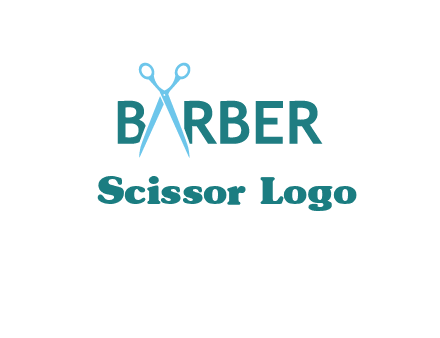 scissor barber logo