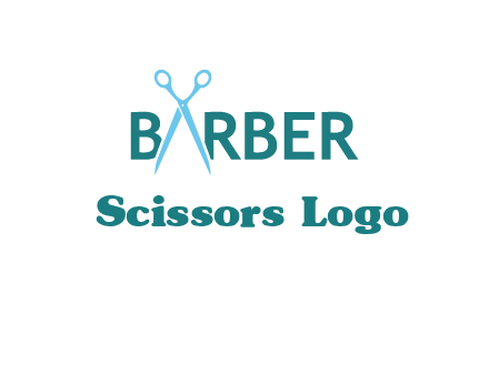 scissor barber logo