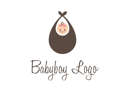 baby bib childcare logo